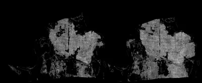 Scroll 1 3D-ink render — segment w126-127